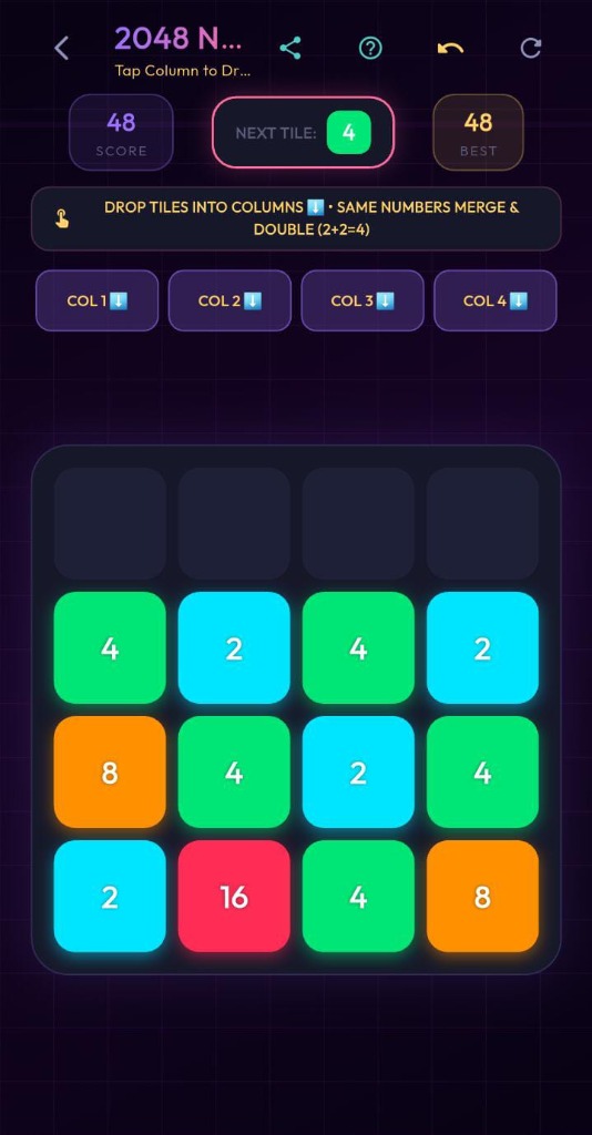 2048 Drop